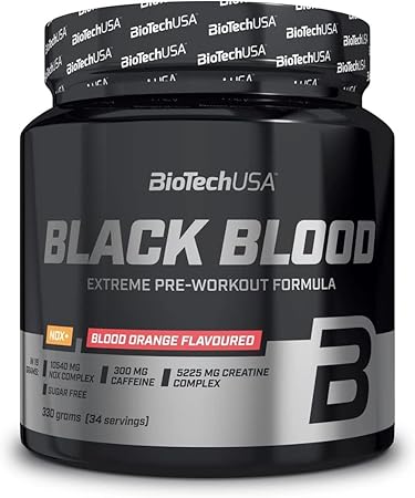 BioTechUSA Black Blood NOX+ 340 g | Arancia rossa