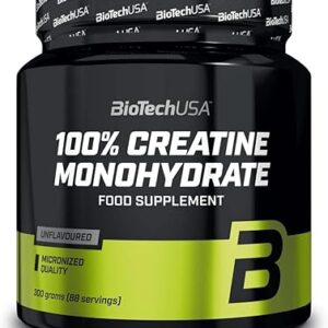 BioTechUSA 100% Creatine Monohydrate senza aggiunta di sapore, 300 g